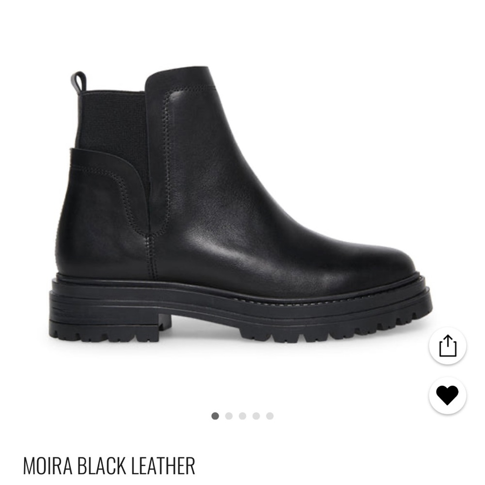 STEVE MADDEN real leather Chelsea boots